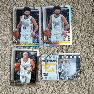 NBA Denver Nuggets Topps Chrome Jamal Murray Xfractor/Rainbow, Nikola Jokic